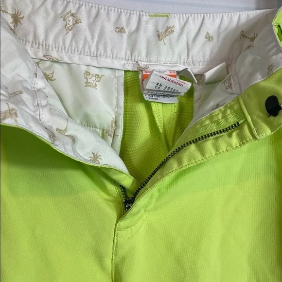 Puma Men's Bright Lime Shorts size W28 - Picture 4 of 5